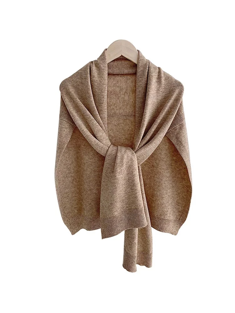 安潮秀A 2066（披肩）针织经典优雅百搭针织潮流时尚韩系（一件披肩）