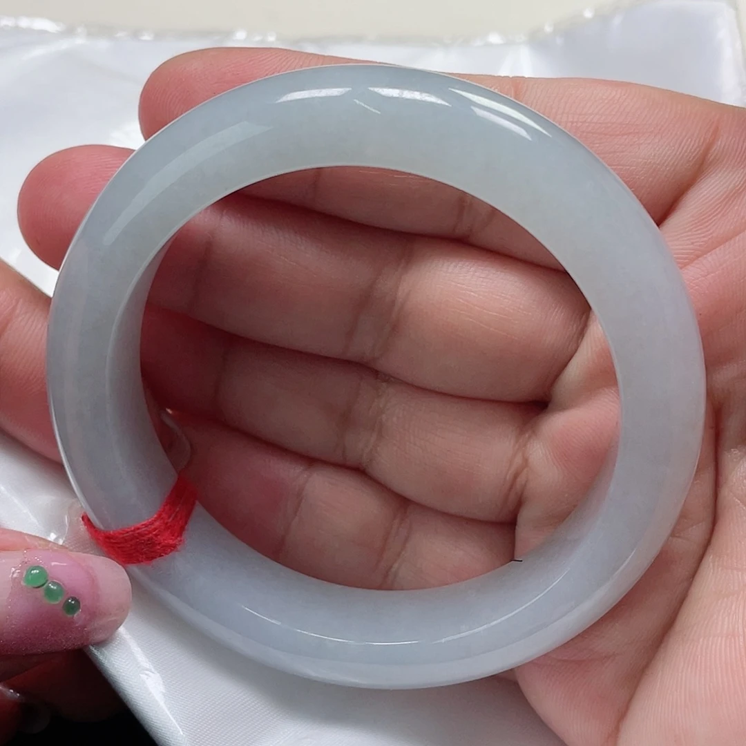 未镶嵌手镯翡翠缅甸翡翠手镯56圈