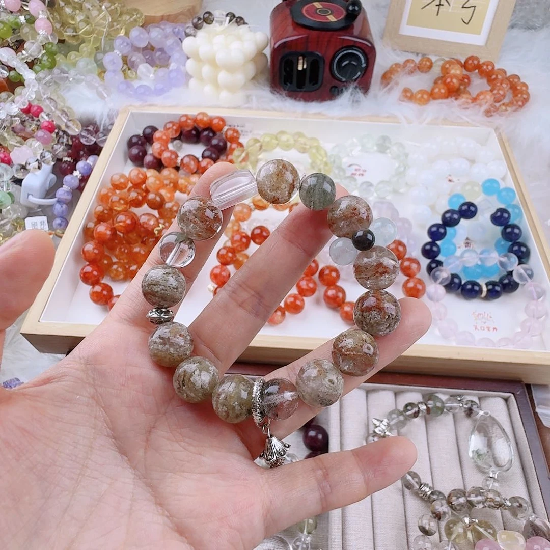 一***楊烟晶手链银S925镶嵌