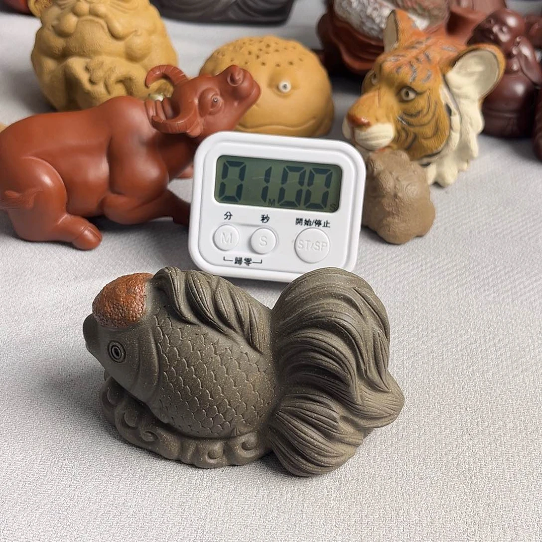 紫砂茶宠C****e紫砂瑕疵