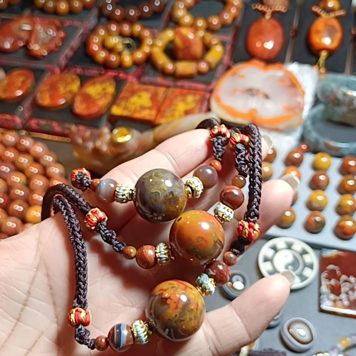 玛瑙/玉髓未镶嵌锁骨链