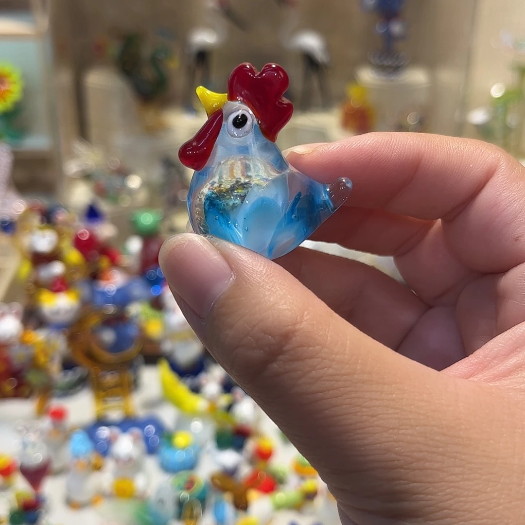 手工艺品琉璃扎花咕咕鸡