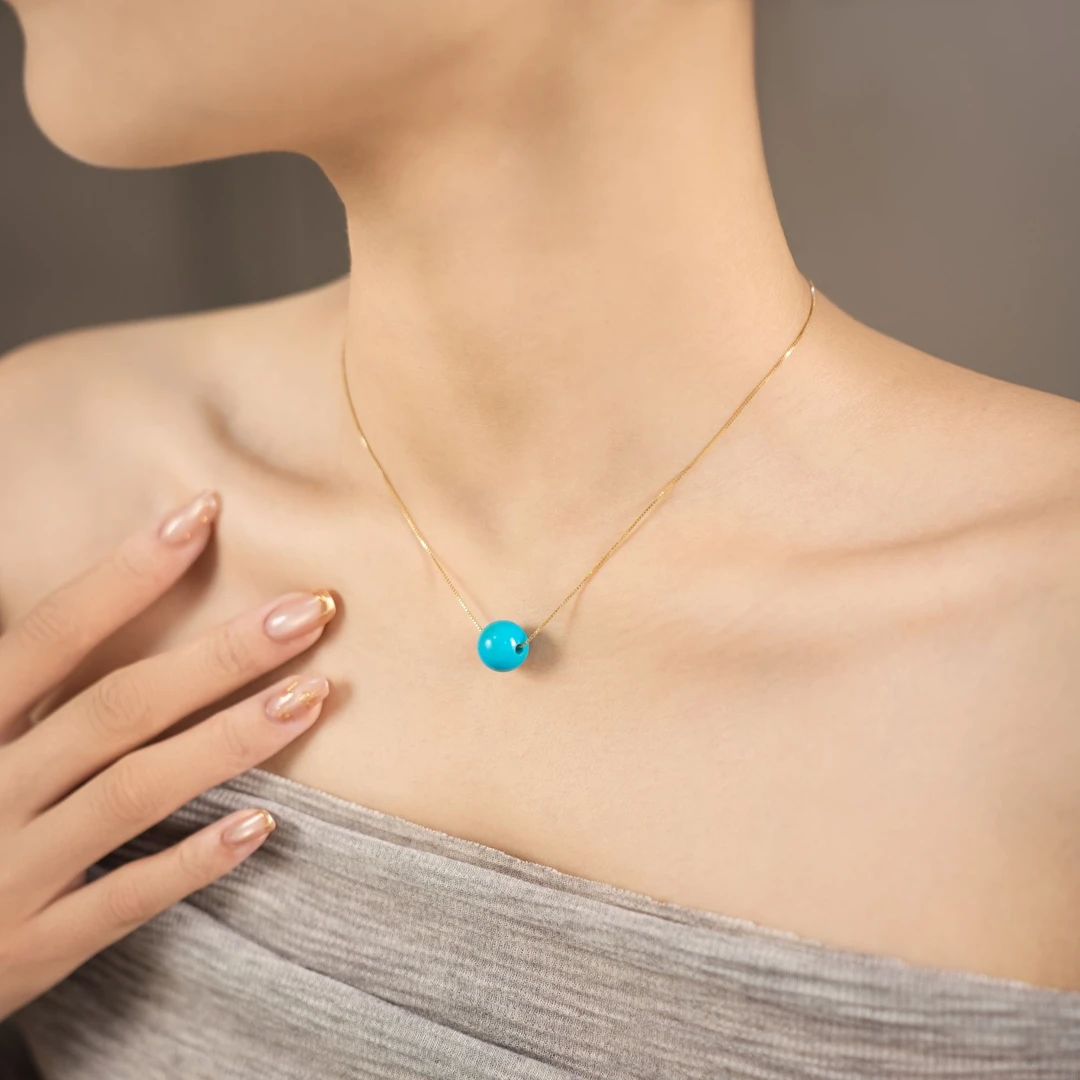 【YZ专属】S925美松圆珠项链11mm-XZ0031BZ