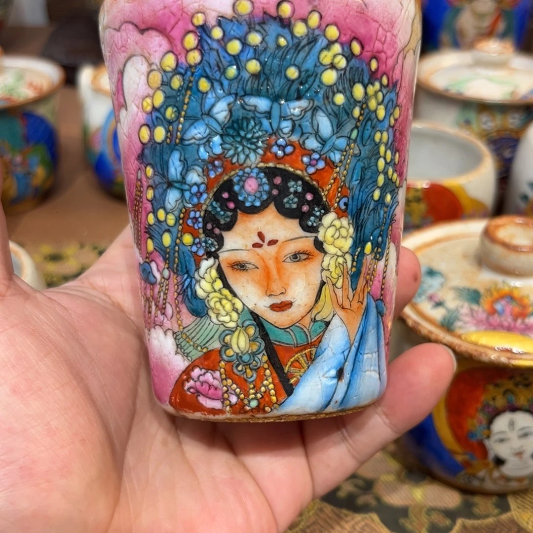 手工制作花旦可乐杯