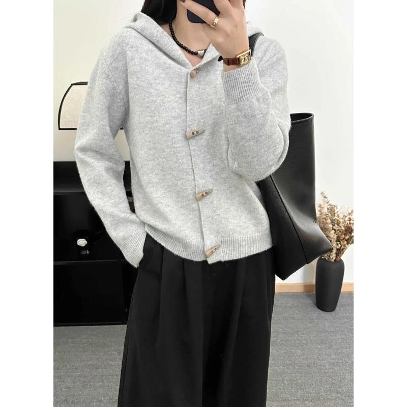 新款韩系设计感针织百搭毛衣1446