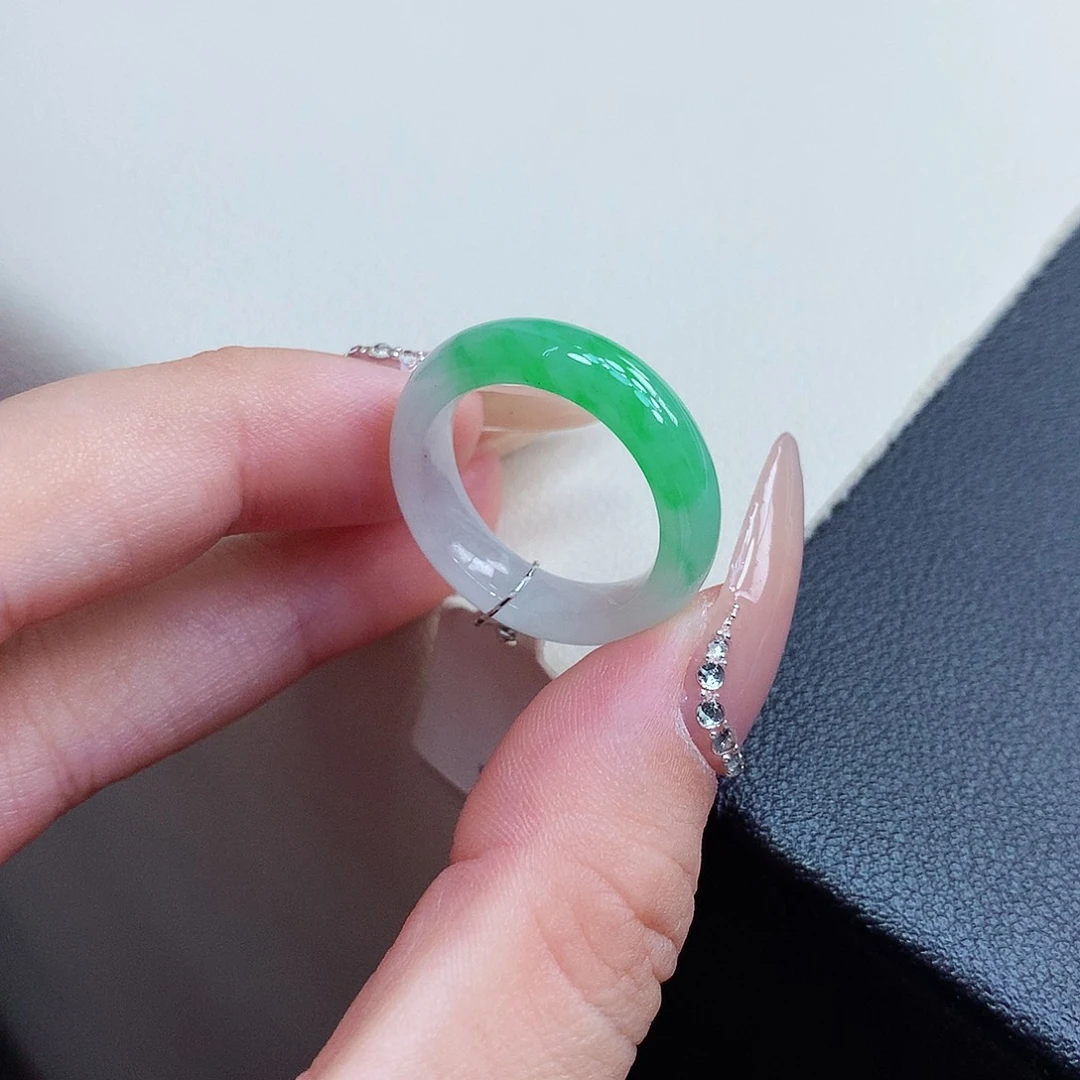 翡翠戒指未镶嵌15号