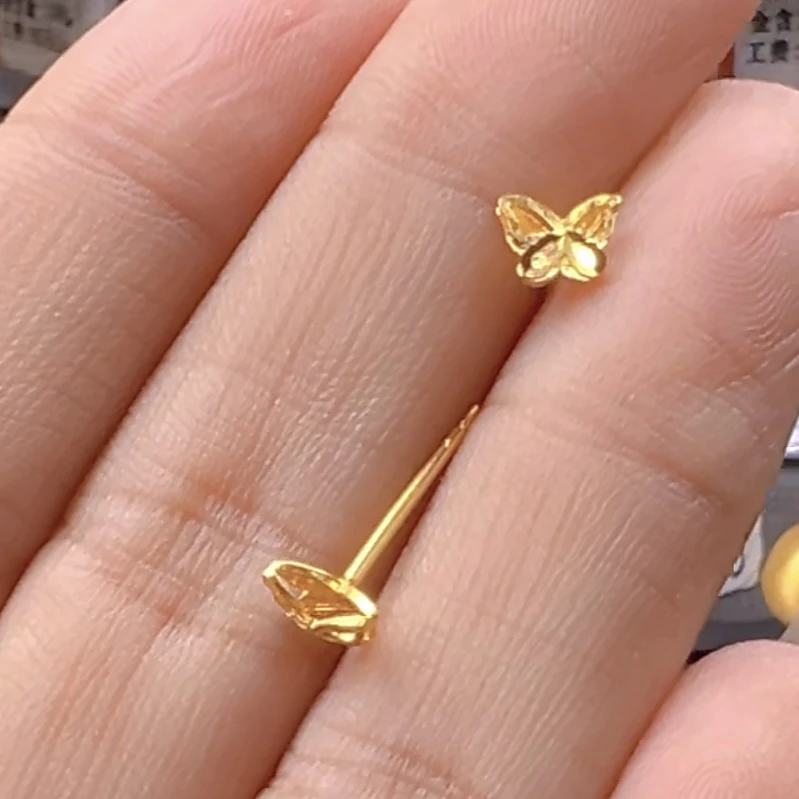 足金999 直针蝴蝶 0.68