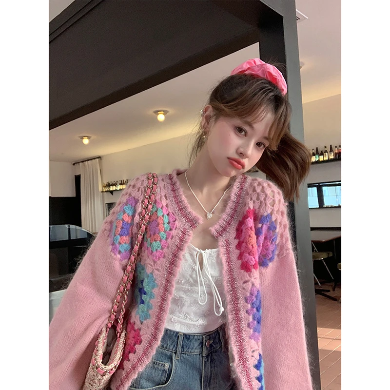 CHERI.Z新款秋季甜美小香风13色手勾外套