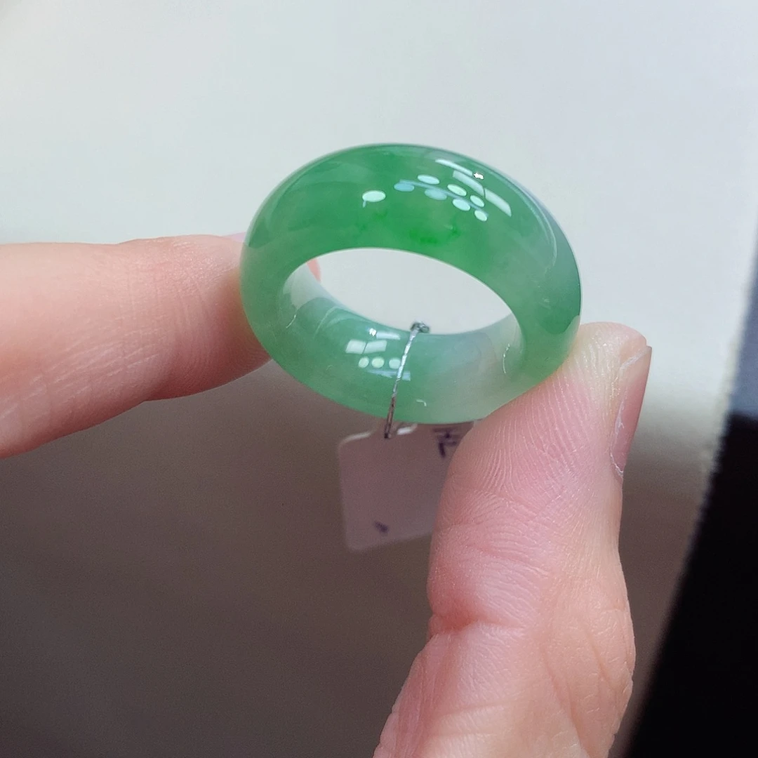 翡翠未镶嵌戒圈16-17号