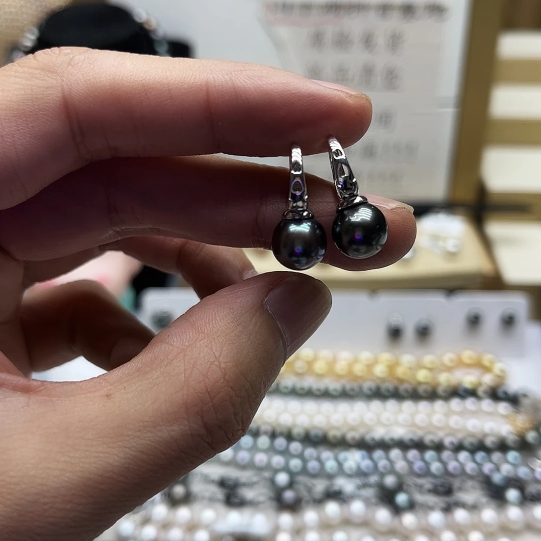 未镶嵌海水珍珠耳饰