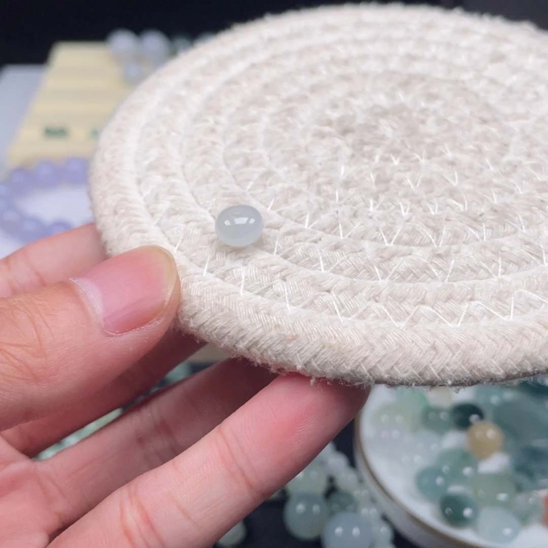 翡翠散珠卡8x5.6 鼓珠