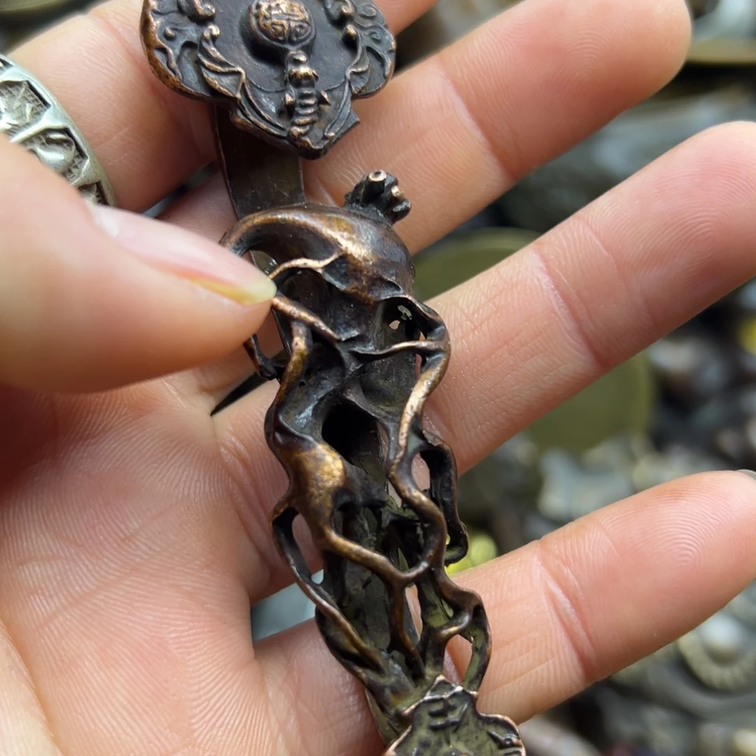 铜摆件欢迎欢迎你