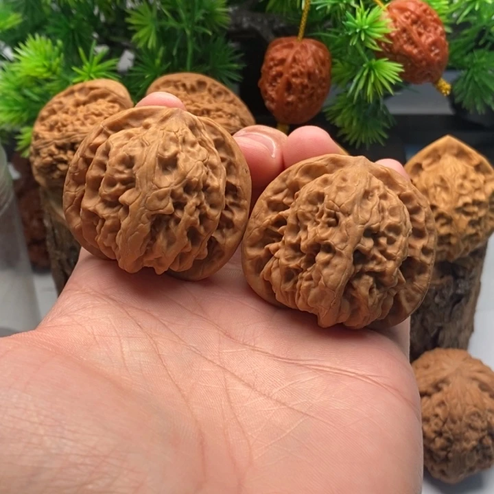 把件文玩核桃43全品九龙