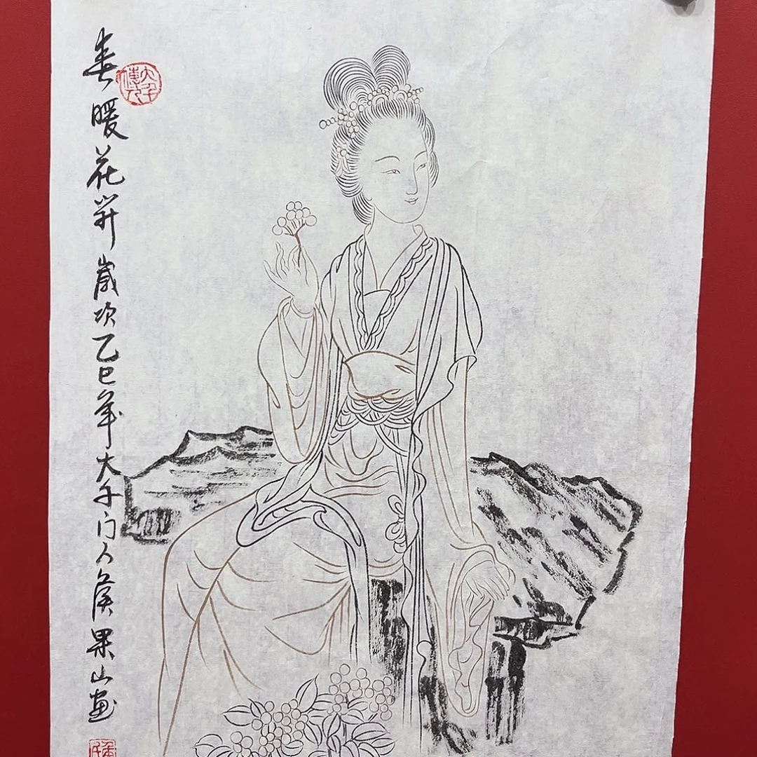 国画侯果山老师国画作品月