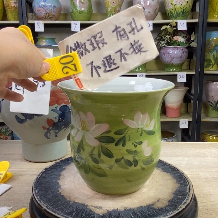 景德镇高温陶瓷花盆