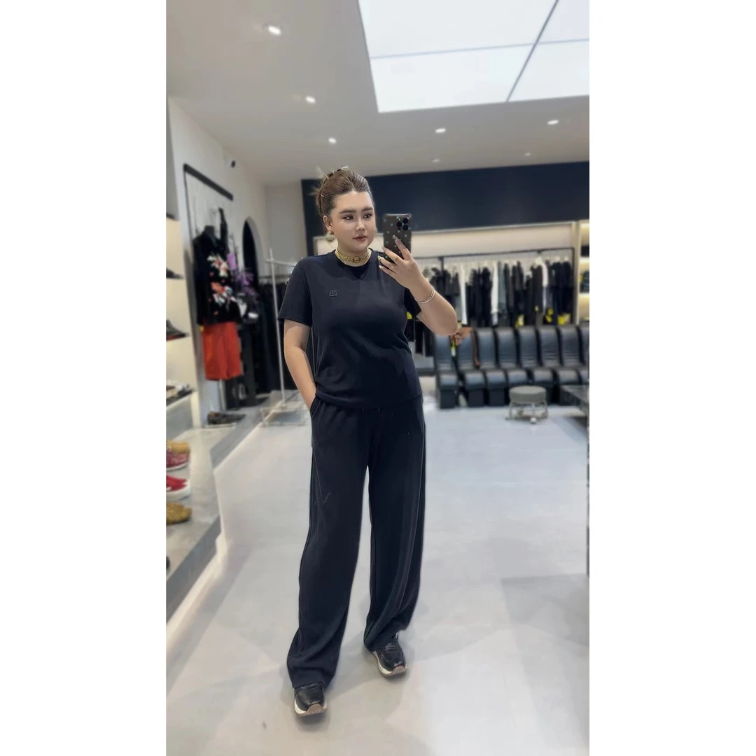 168欧韩集合店| 两件套！短袖+垂坠阔腿裤套装，时尚出圈52519