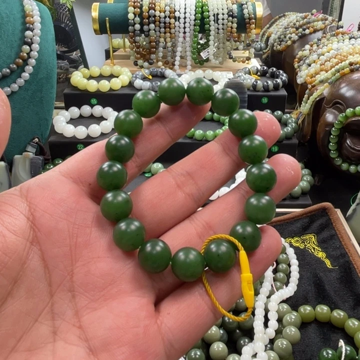 手链未镶嵌和田玉观*海