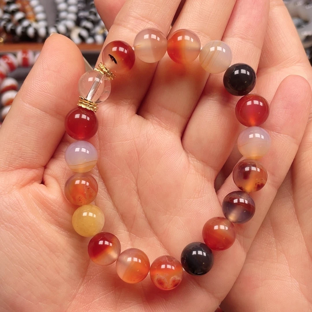 【闪购商品】玛瑙/玉髓合金珠宝半成品