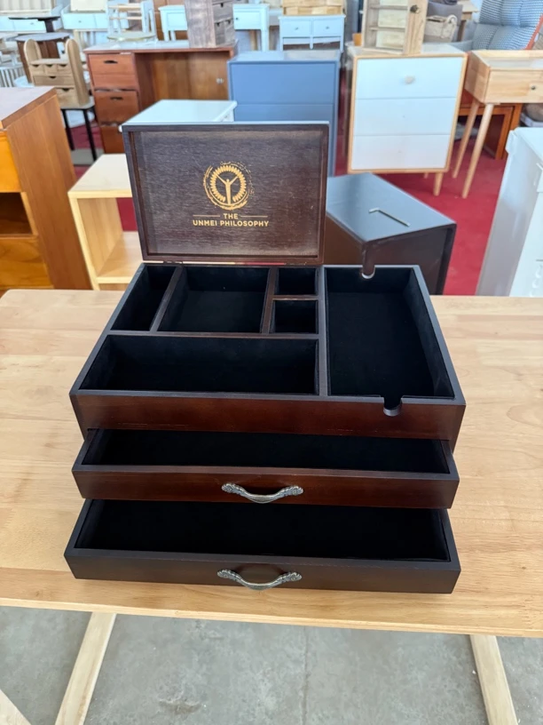 首饰盒收纳箱文具大容量耳环