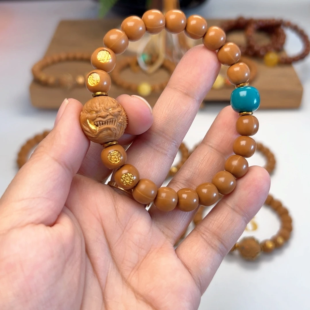 猴头核桃手串老型四标➕24k鬼爪➕配饰
