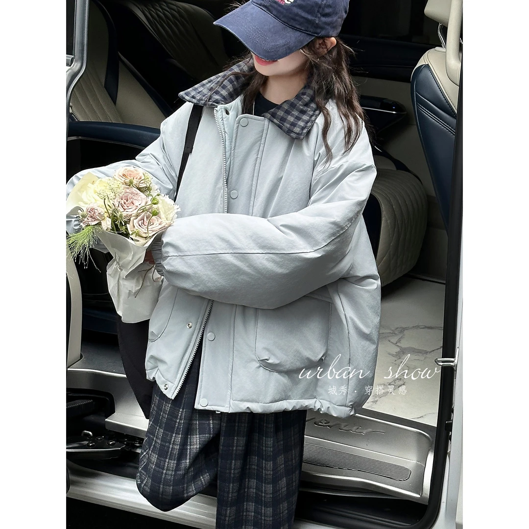 女童超好看秋冬装外套2025新款洋气儿童加厚上衣女孩大童夹棉衣服