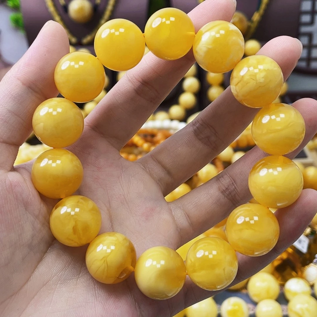 未镶嵌琥珀珠宝奇石17+mm溶洞妖花 微瑕