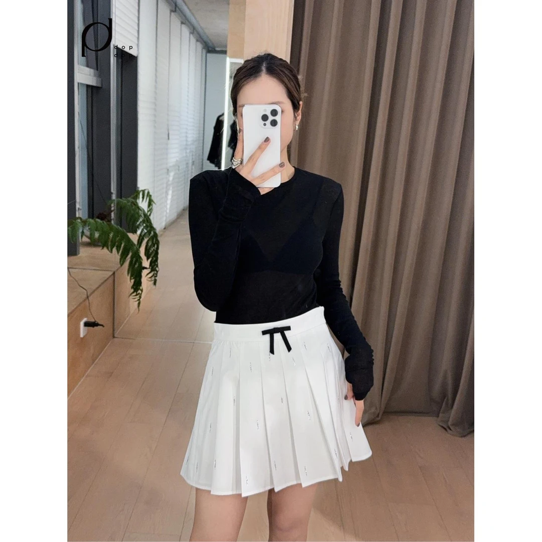 Seriase2025春百褶休闲短款短半裙女1299dopdop买手店