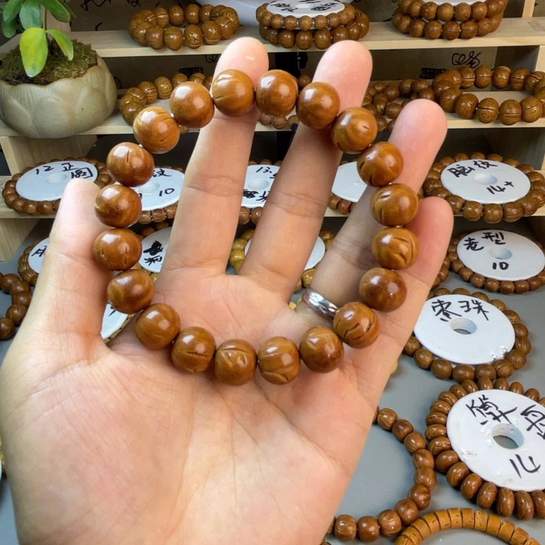 核桃手串/手链龙纹桃核12+尺寸苹果圆