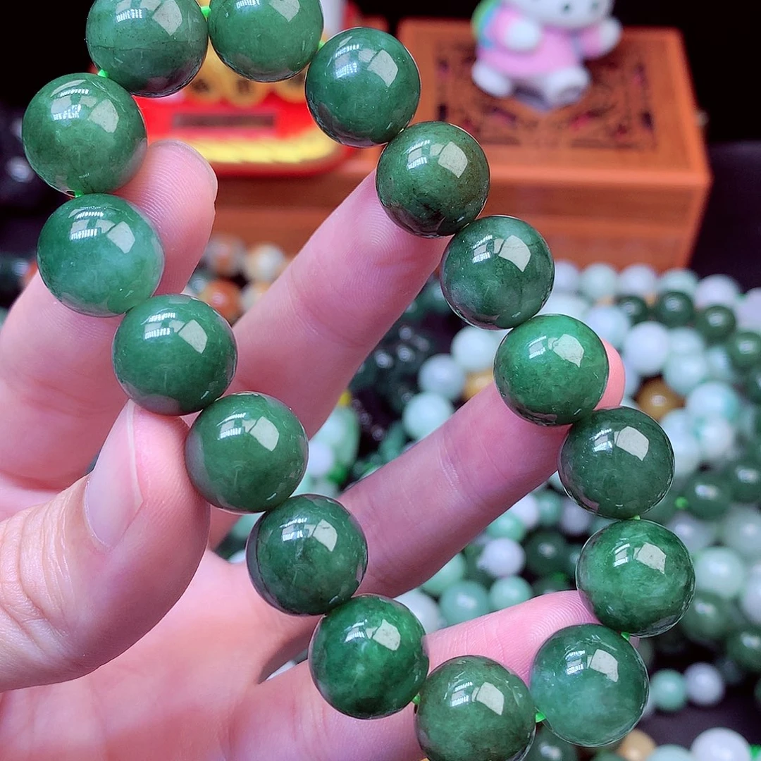 翡翠未镶嵌毛衣链