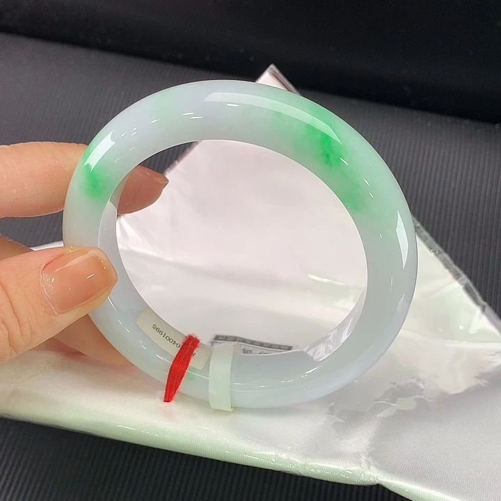 翡翠未镶嵌手镯正圈60.5