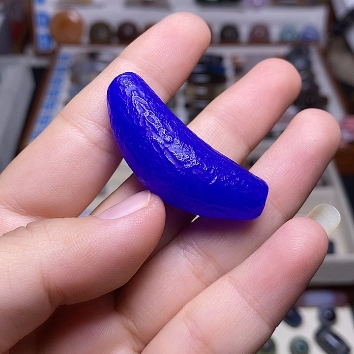 青***子玛瑙/玉髓未镶嵌颈饰
