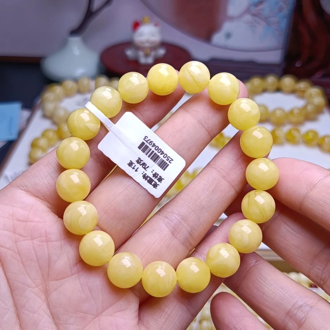 【闪购商品】未镶嵌蜜蜡手串10+圆珠手串