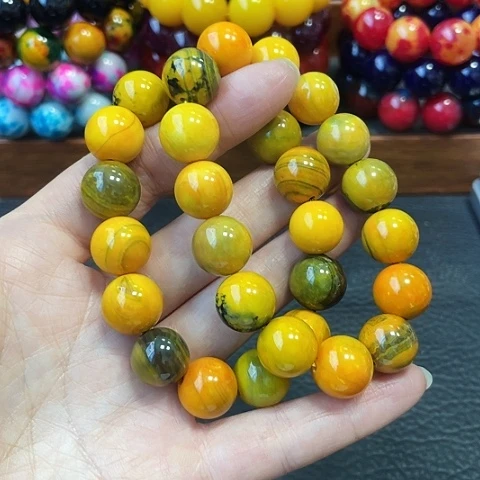 玛瑙未镶嵌手饰牛黄14
