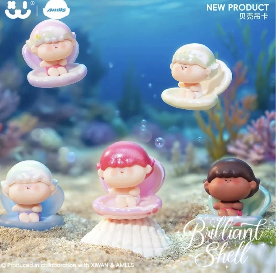 【直播代拆】阿玛莉莉丝贝壳萌粒可爱盲盒盲袋手办