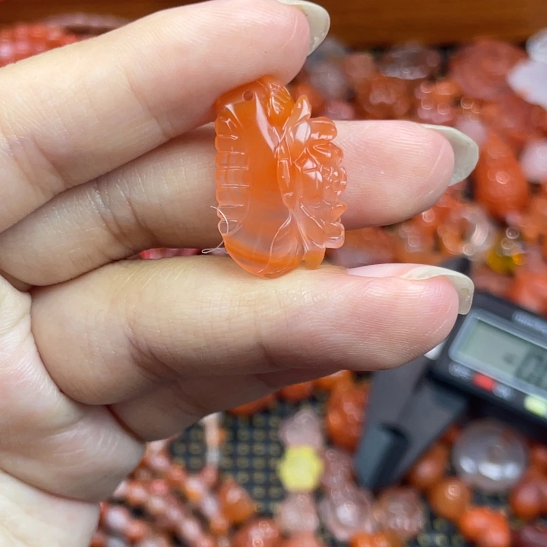 南红玛瑙未镶嵌配饰梳子3