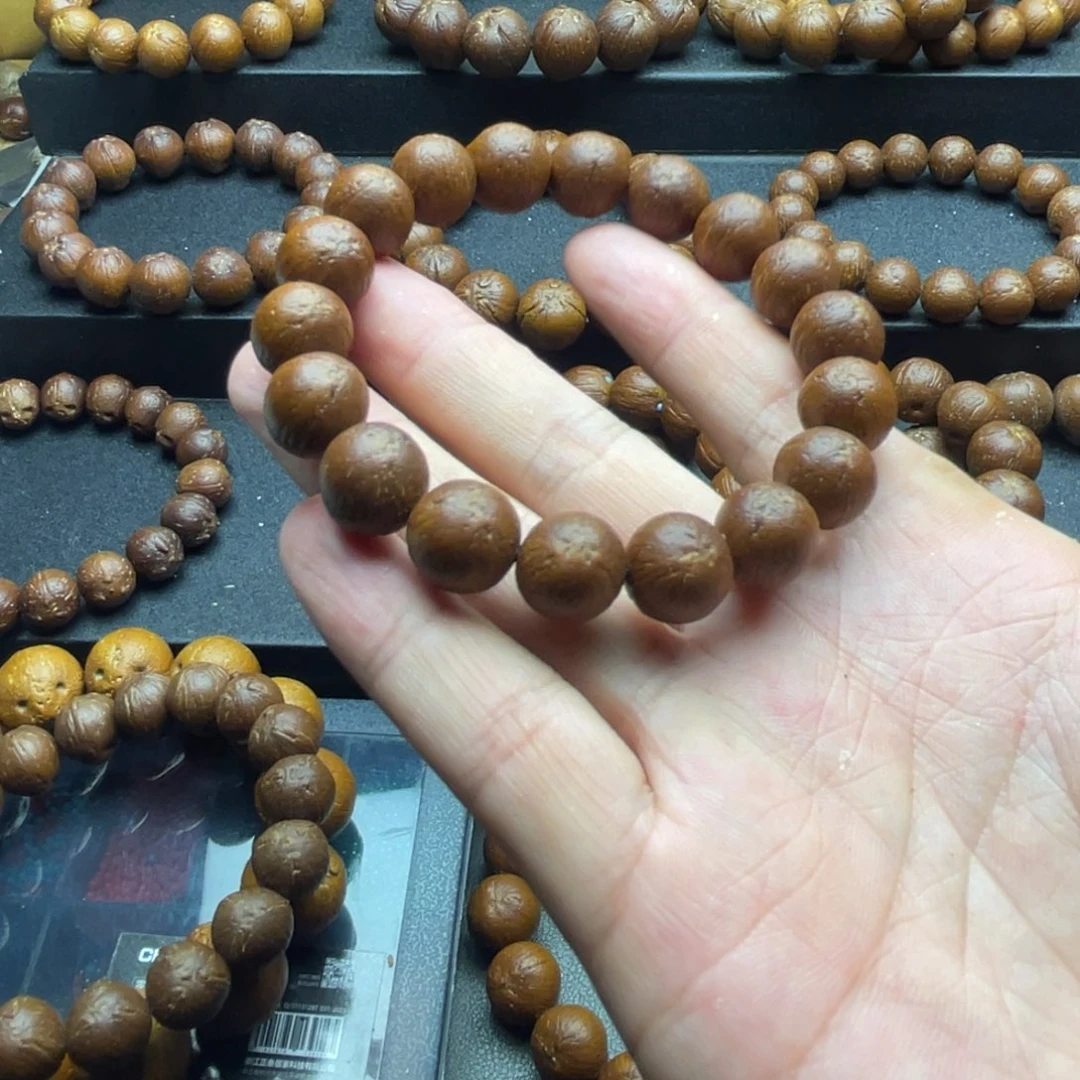 道***长紫金鼠手串12尺寸纯圆