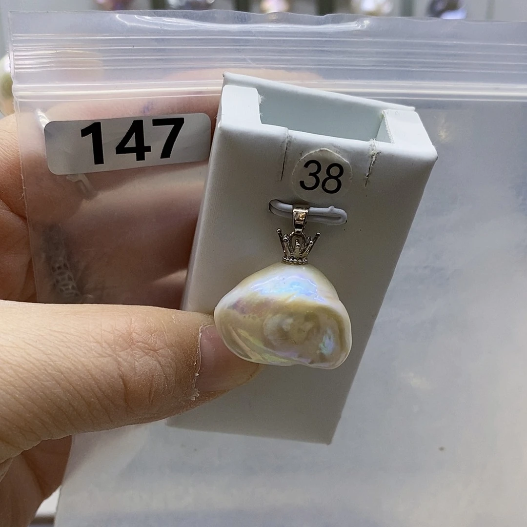 颈饰合金淡水珍珠