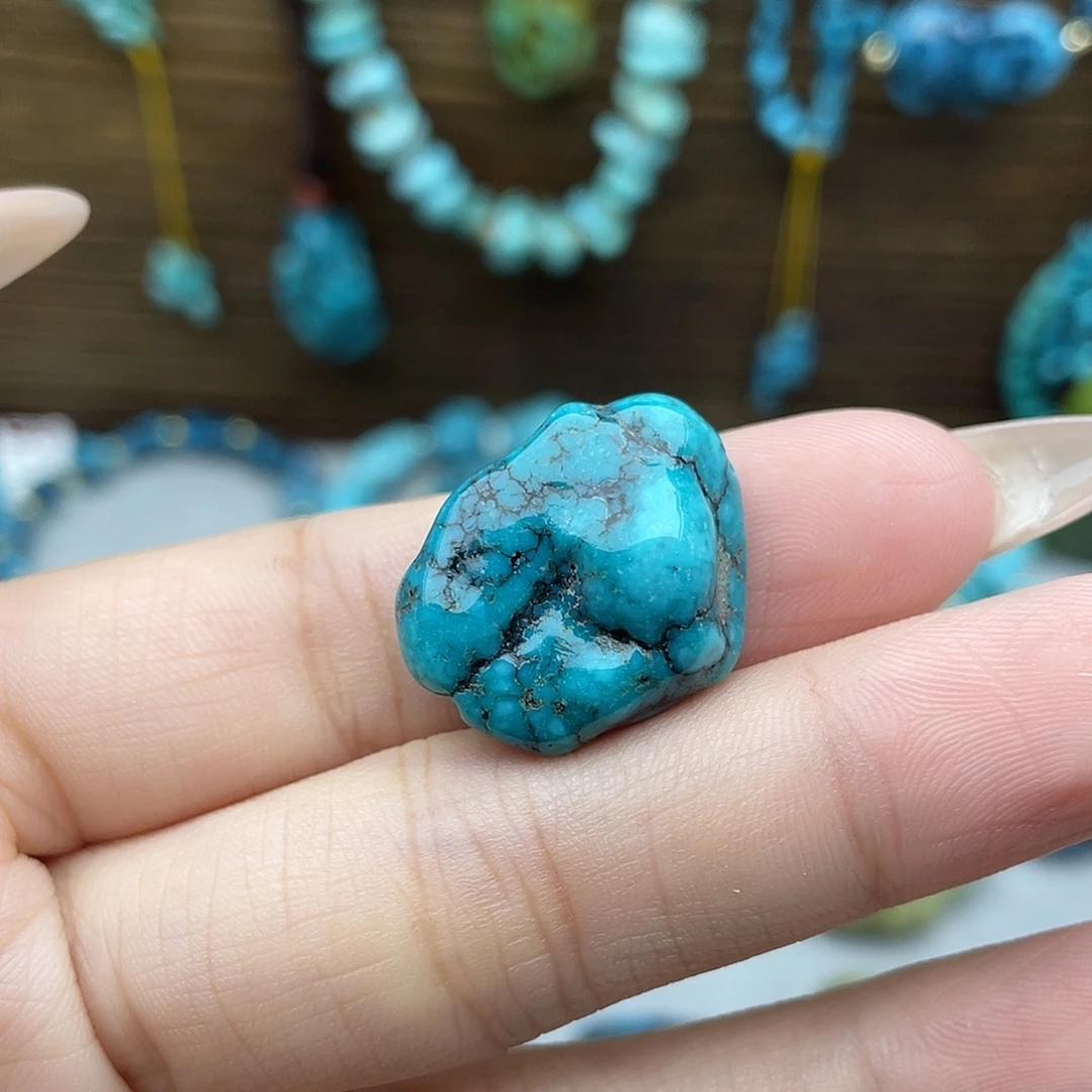 绿松石未镶嵌玉化随行