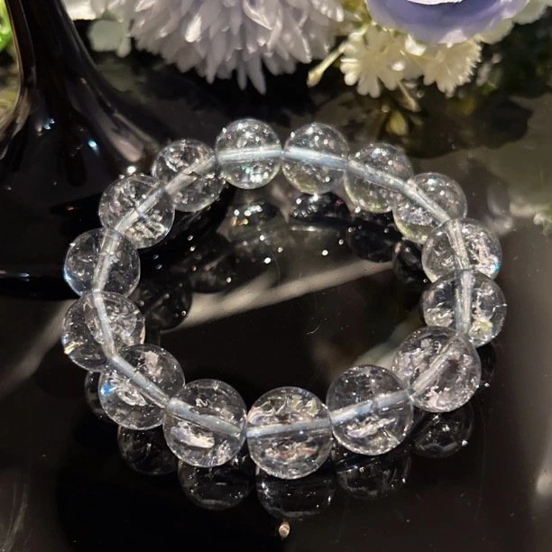 A143 卡14白闪灵手串[多样性发一]