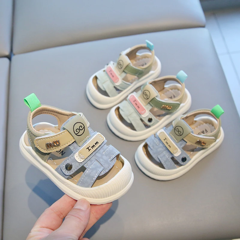 宝宝鞋子男童凉鞋夏季婴儿学步鞋1-2-3岁软底防滑透气机能鞋女童