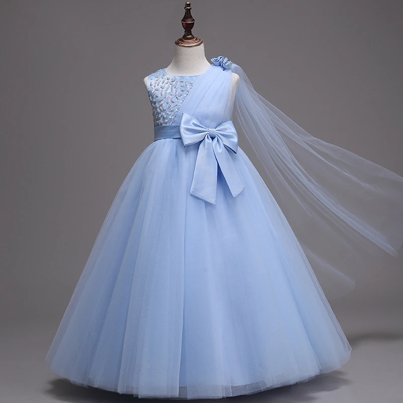 【店铺热销】儿童礼服公主裙高端洋气童装主持人钢琴演出服夏季裙