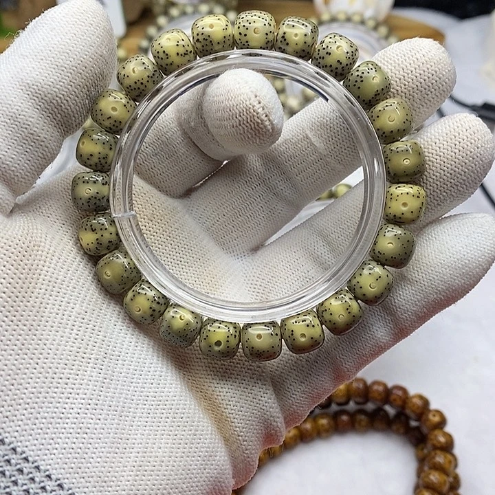 手串星月菩提10mm果冻绿A6