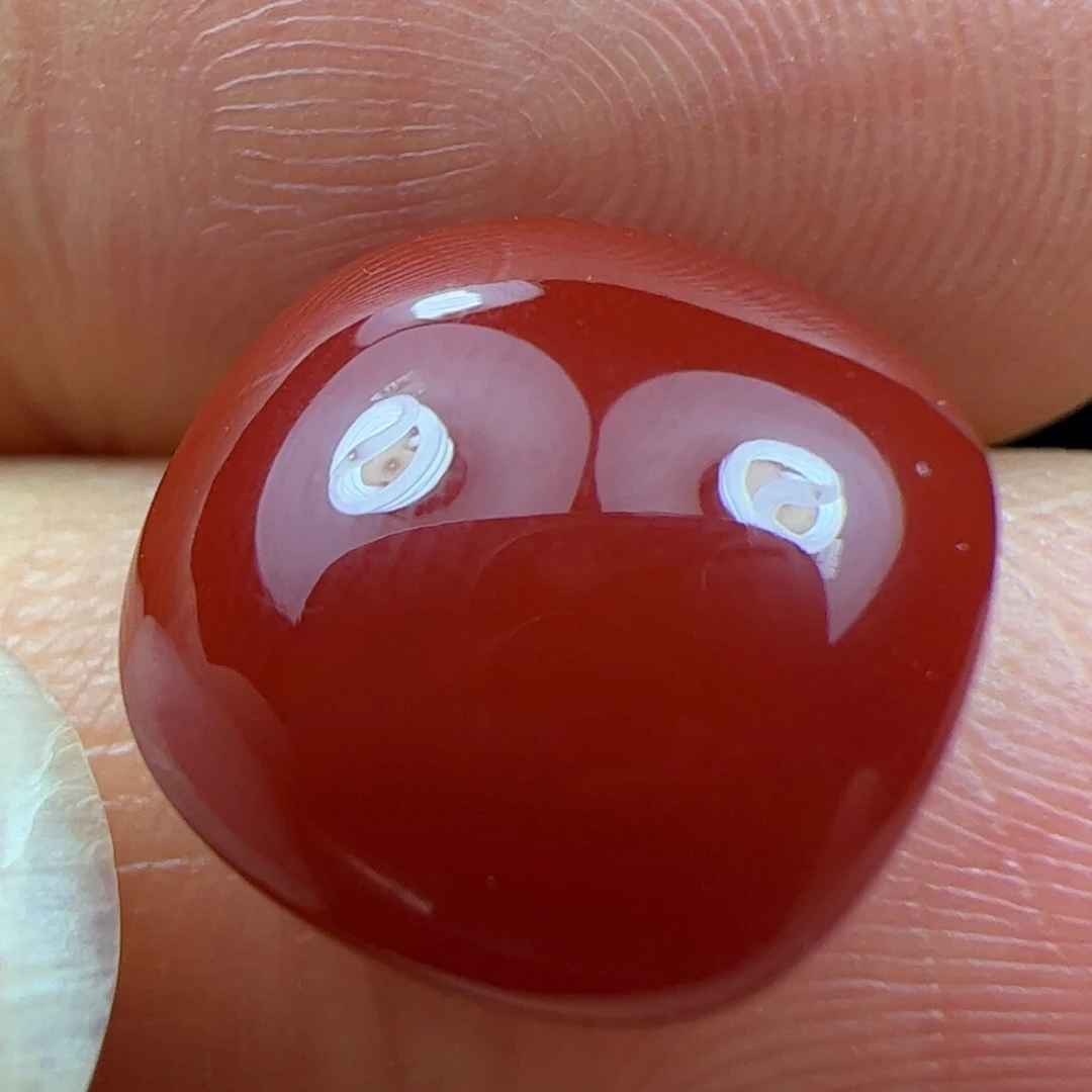 未镶嵌戒面南红玛瑙