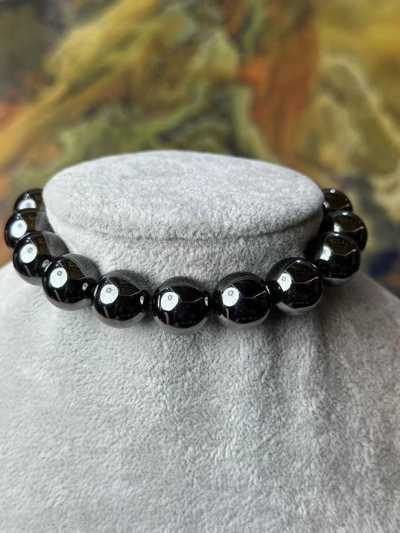 【儒一补贴】高端地磁玻陨14mm手串