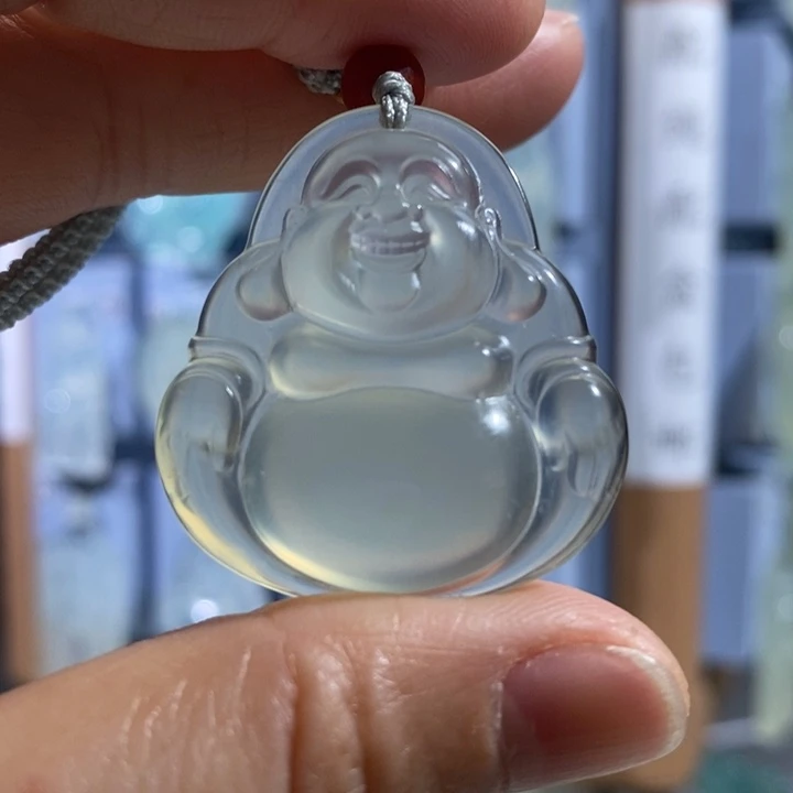 岫玉未镶嵌颈饰吊坠