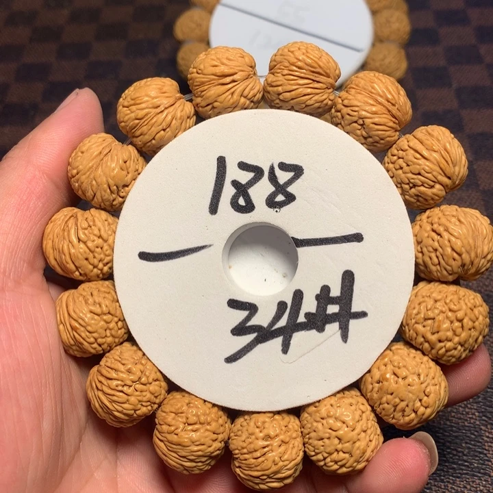 桃核手串34号健健康康