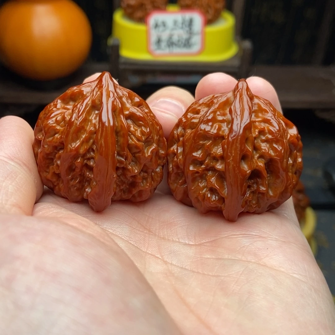 吊坠文玩核桃39火焰马蹄