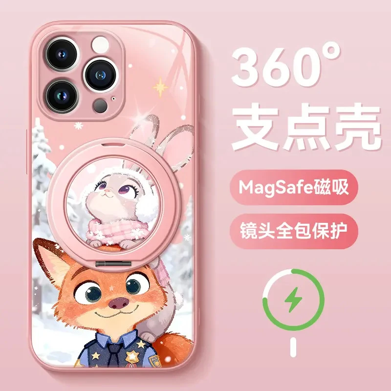 踏雪尼克适用于苹果17pro/16手机壳液态晶透Mate80磁吸支架小米壳