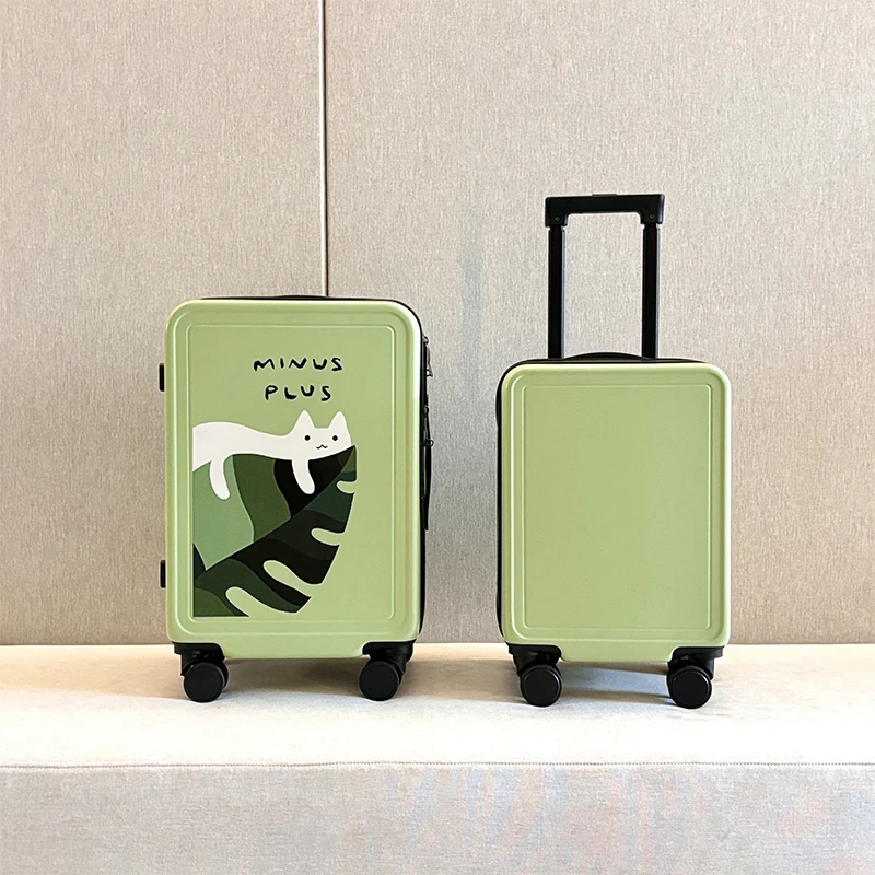 可爱日系20寸小型轻便登机箱女学生旅行密码拉杆箱