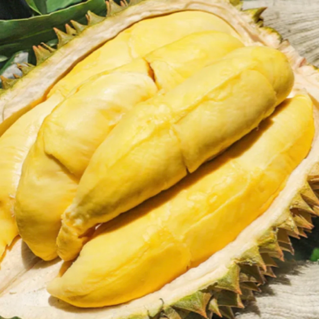 泰国树熟金枕鲜榴莲2斤干包纯果肉（核小中等核）榴莲同城送金枕泰国